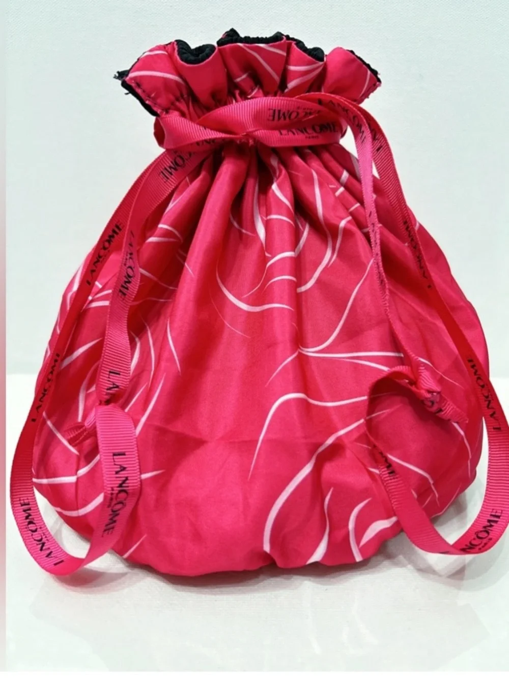 Lancôme New Reversible Drawstring Makeup Cosmetic Bag